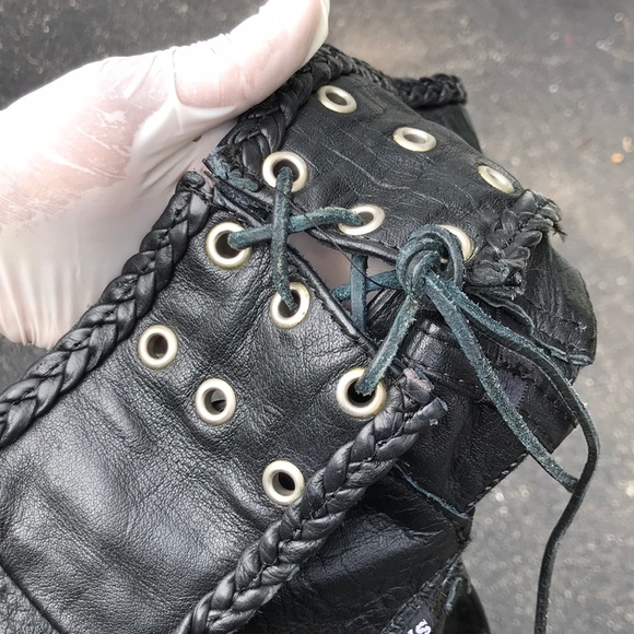 Silver Bike Lace Up Chaps- Womens XXS - Picture 14 of 14